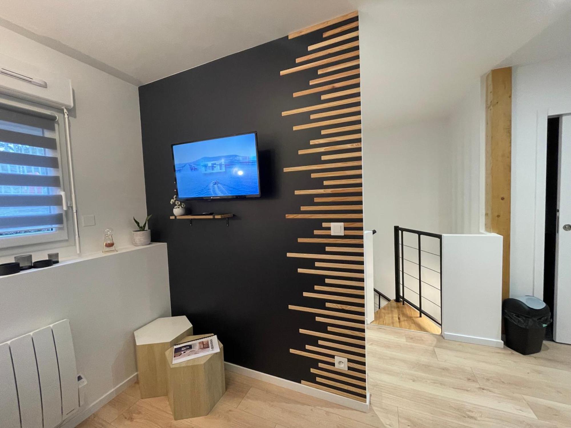Tiny House Moderne, Avec Terrasse Daire Changé Dış mekan fotoğraf